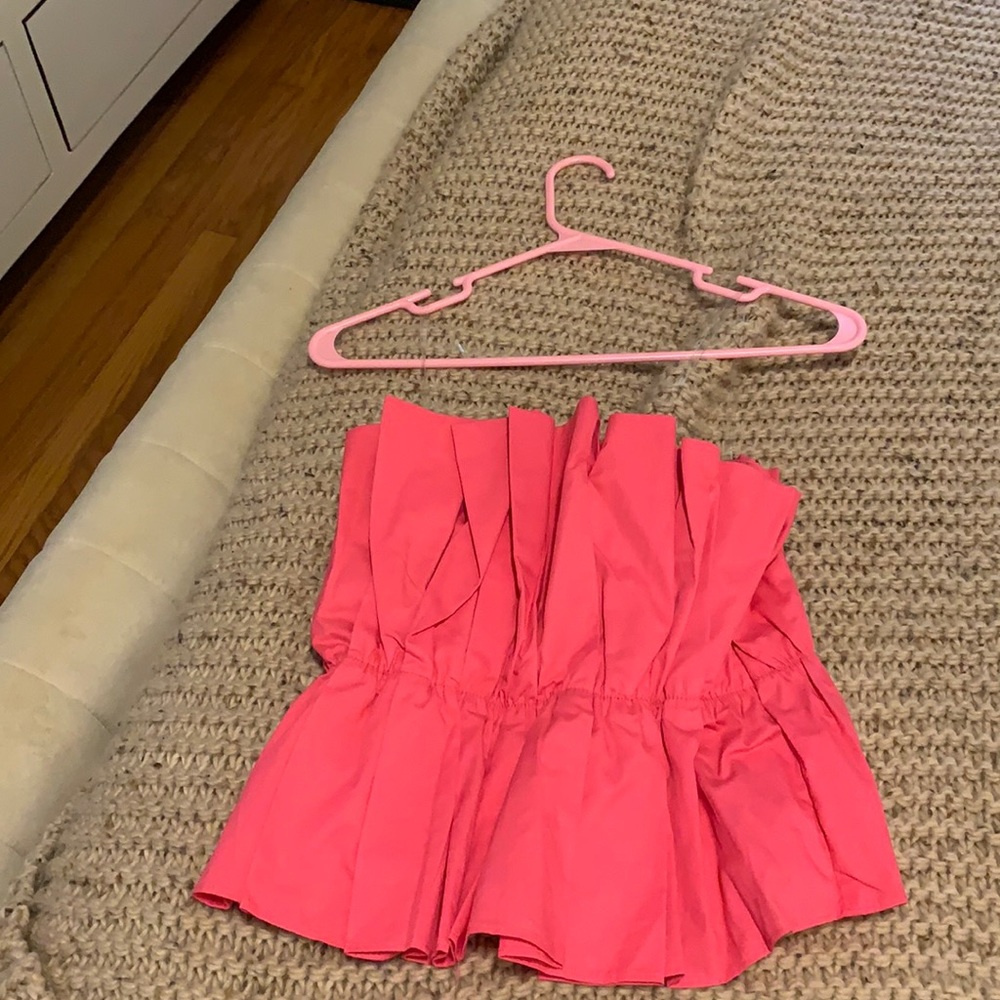 DO+BE Pink Strapless Top